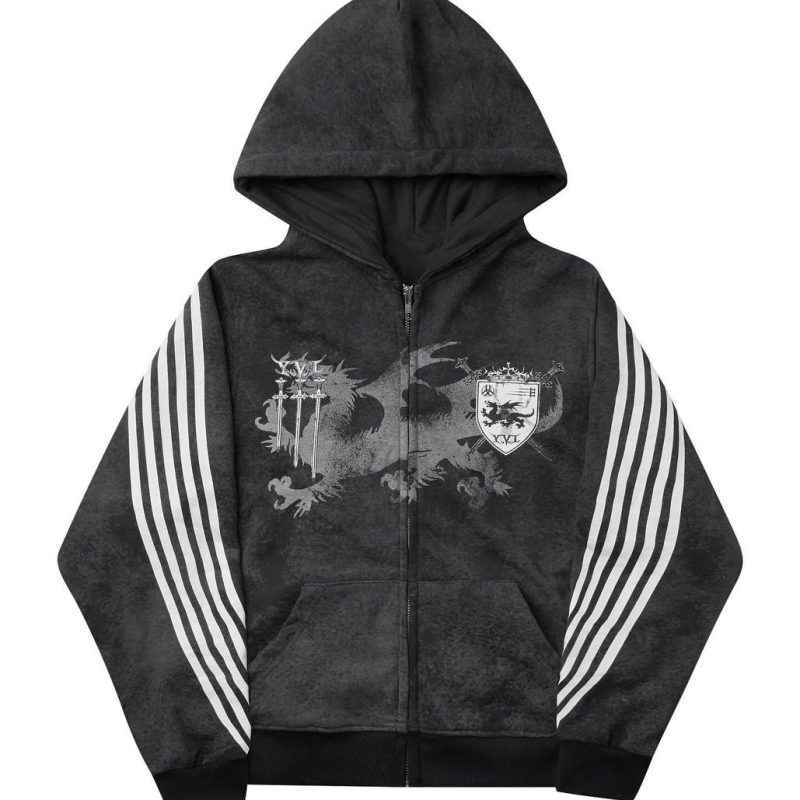 Zip hoodie Yori Sport type (black)