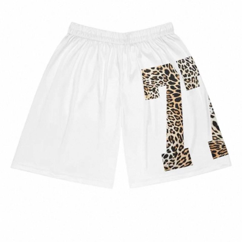 Yori sport shorts leopard logo